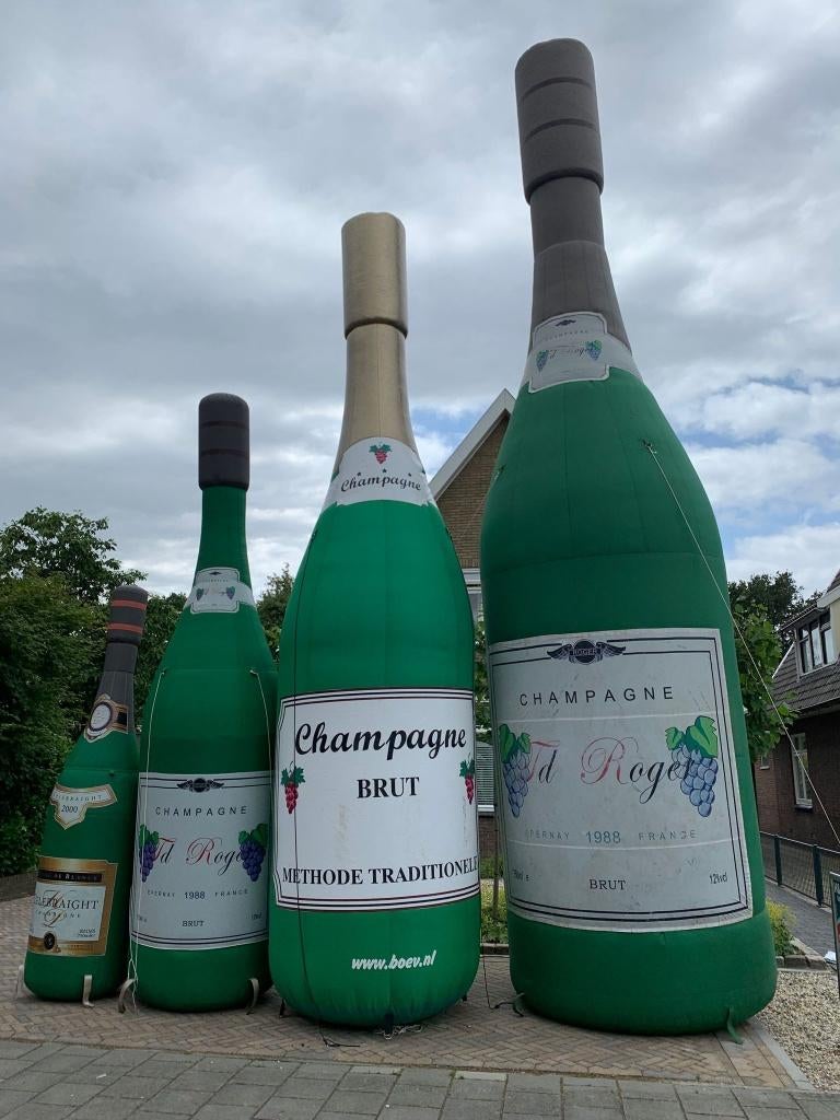 Champagneflessen skydancers skyttubes feestartikelen en meer, Ophalen, Zo goed als nieuw, Abraham of Sarah