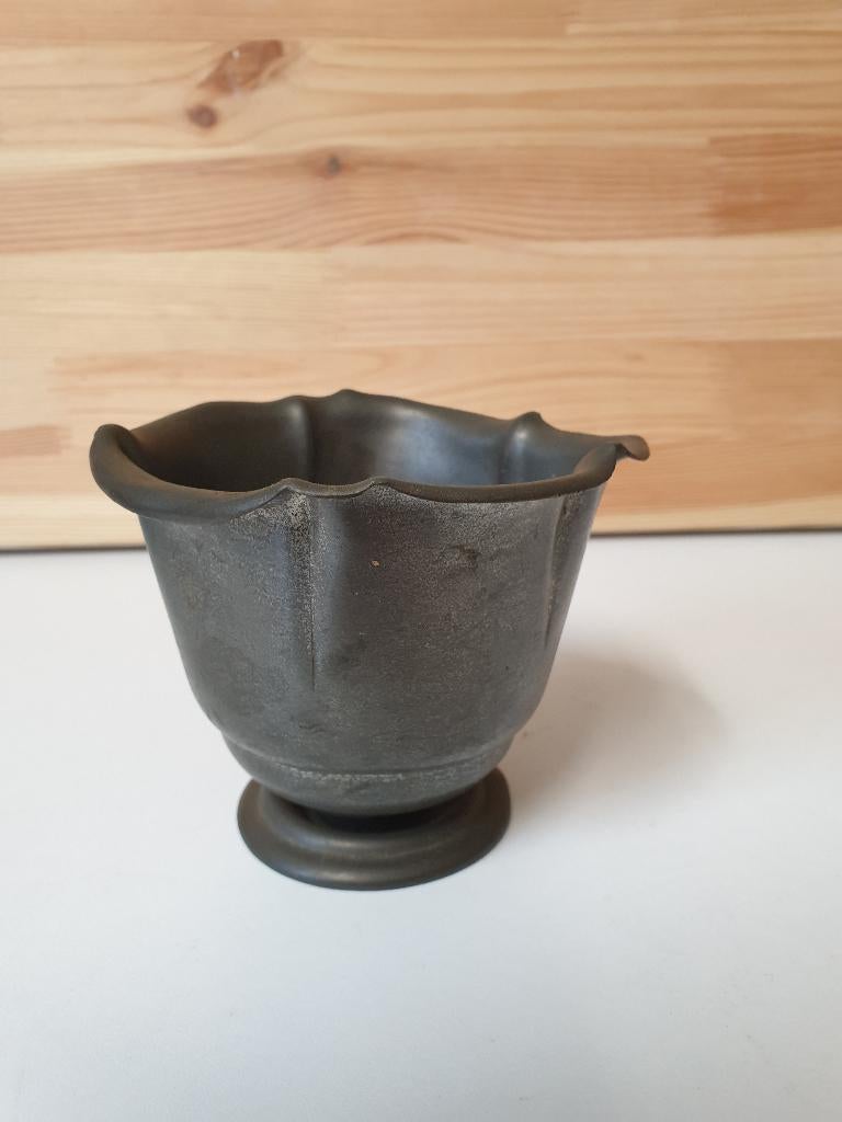 Antieke Tinnen Beker / Bakje, Antiek en Kunst, Antiek | Tin, Ophalen of Verzenden