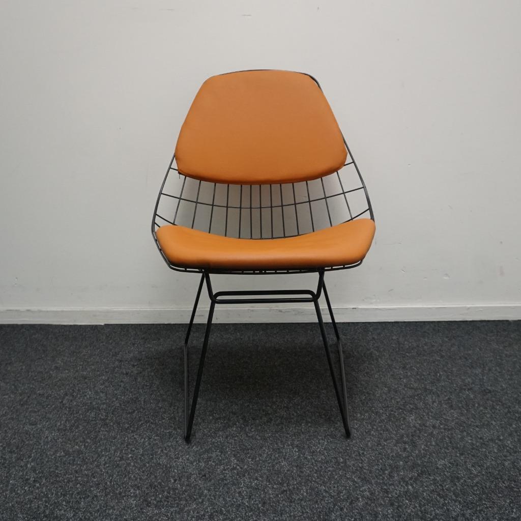 Pastoe Fauteuils | Oranje Leer | Design Stoelen, Gebruikt, -, Minder dan 75 cm, -