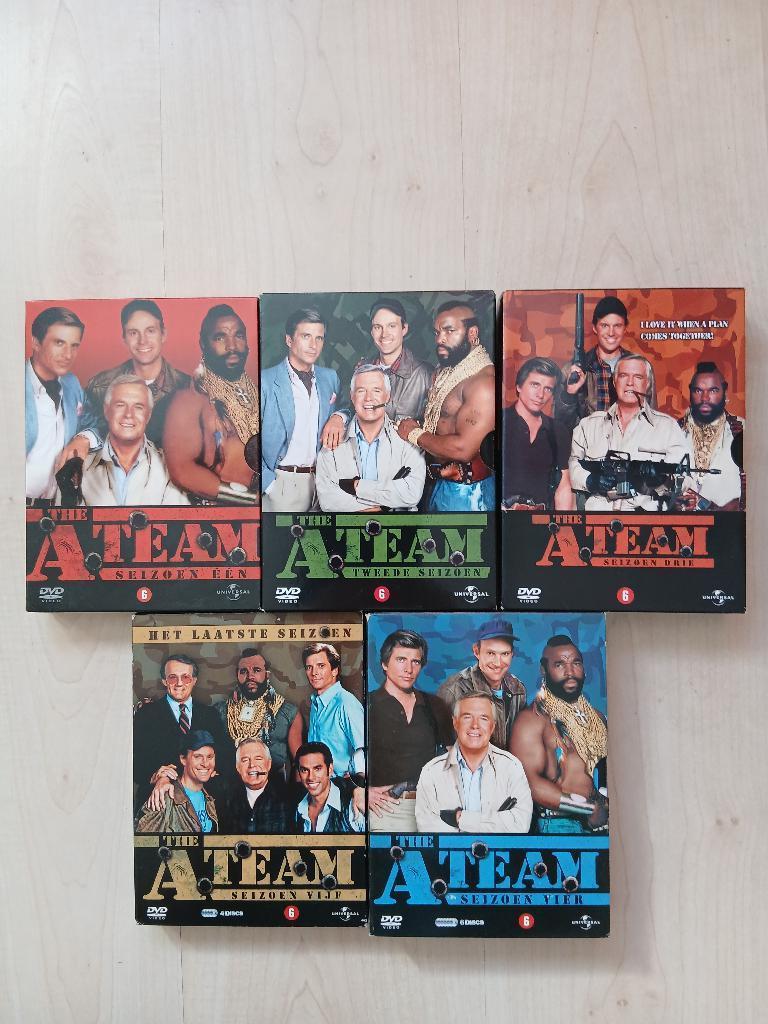 DVD - The A team Seizoen 1-5, Gebruikt, Boxset, Ophalen of Verzenden, Actie en Avontuur