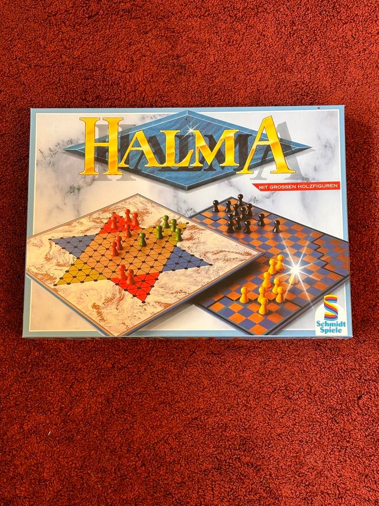 Halma bordspel in zeer goede staat, Ophalen, Zo goed als nieuw