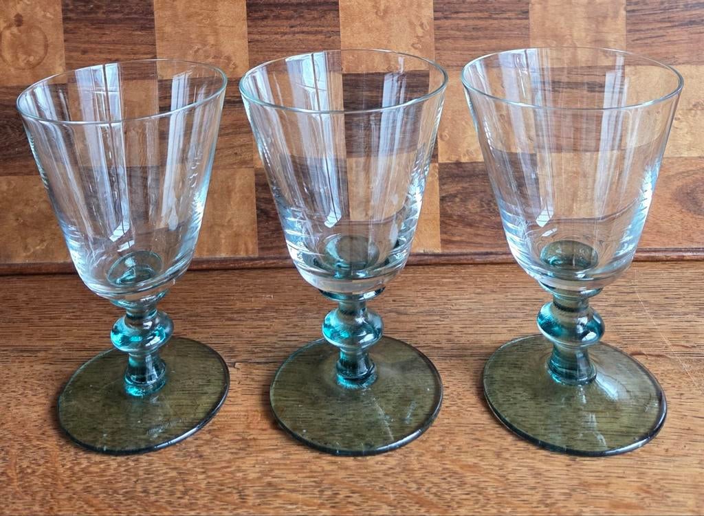 3 Villeroy & Boch wijnglazen, Antiek en Kunst, Antiek | Glas en Kristal, Ophalen of Verzenden