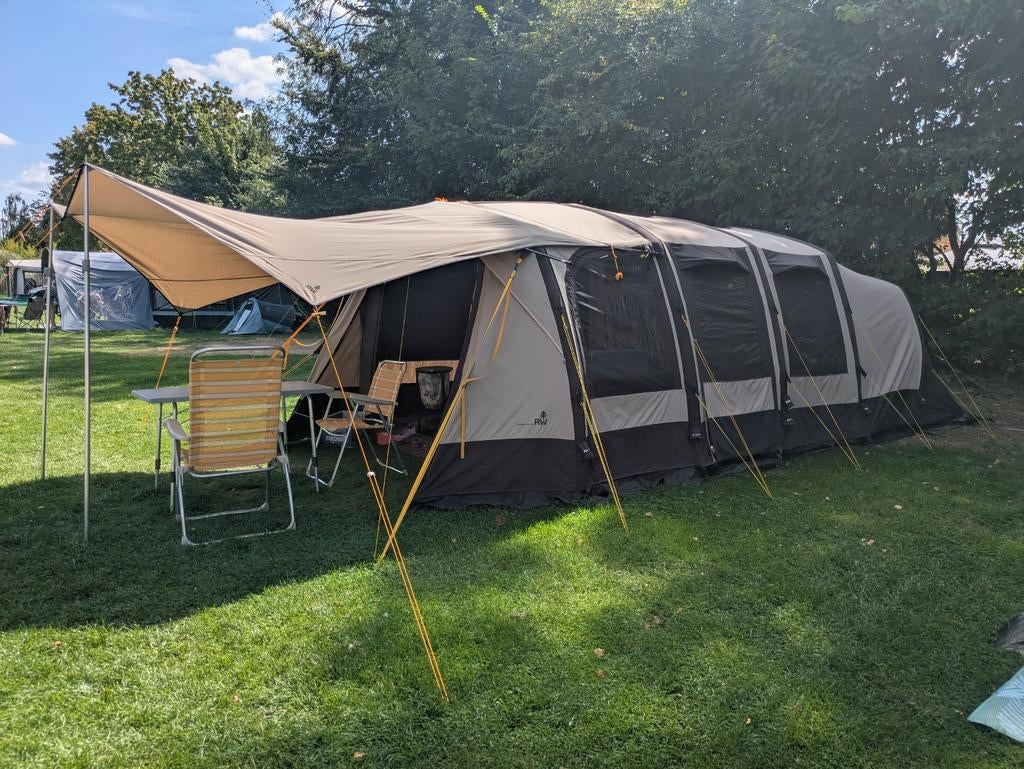 Redwood Navarro 340 Air Tent met extra luifel, Ophalen, Gebruikt, Tot en met 4