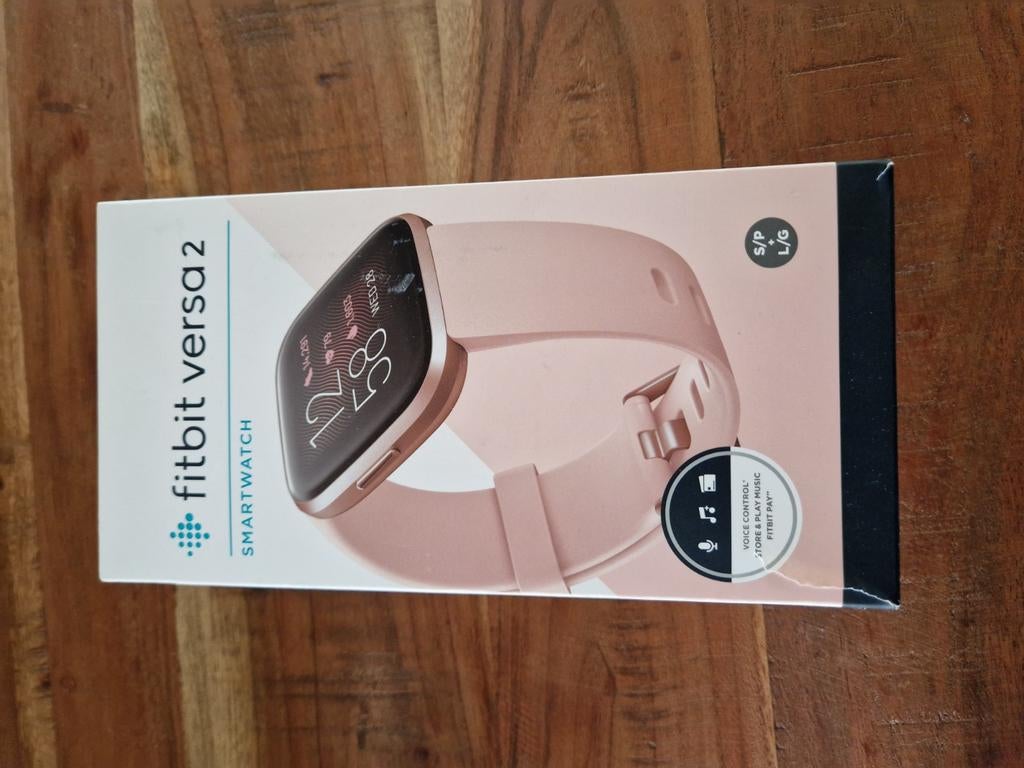 Fitbit Versa 2 Smartwatch, Sieraden, Tassen en Uiterlijk, Smartwatches, Ophalen of Verzenden, Zo goed als nieuw, Fitbit, Stappen