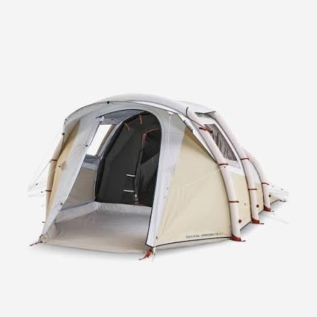 Decathlon opblaasbare Fresh & Black tent 4 persoons, Caravans en Kamperen, Tenten, Ophalen, Zo goed als nieuw, Tot en met 4