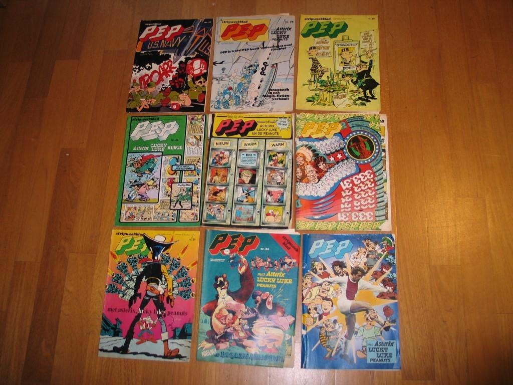 Pep (tijdschrift), Boeken, Verzenden, Gelezen