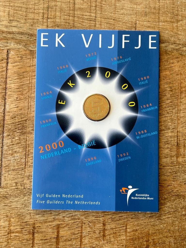 EK Vijfje, Ophalen of Verzenden, Koningin Beatrix, 5 gulden