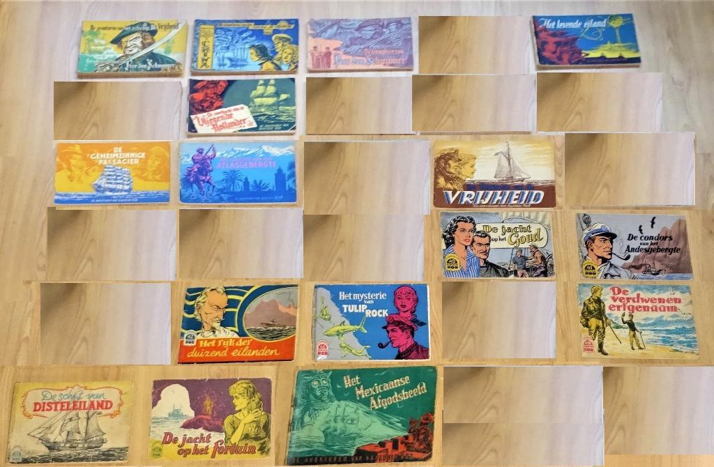 Kapitein Rob boekjes, 16 stuks, Meerdere stripboeken, Ophalen of Verzenden, Gelezen