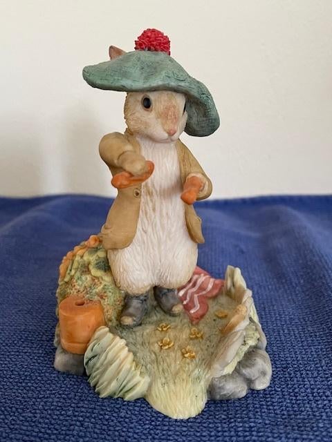 Beatrix Potter Beeldje Konijn Benjamin Bunny, Ophalen of Verzenden, Zo goed als nieuw, Dier