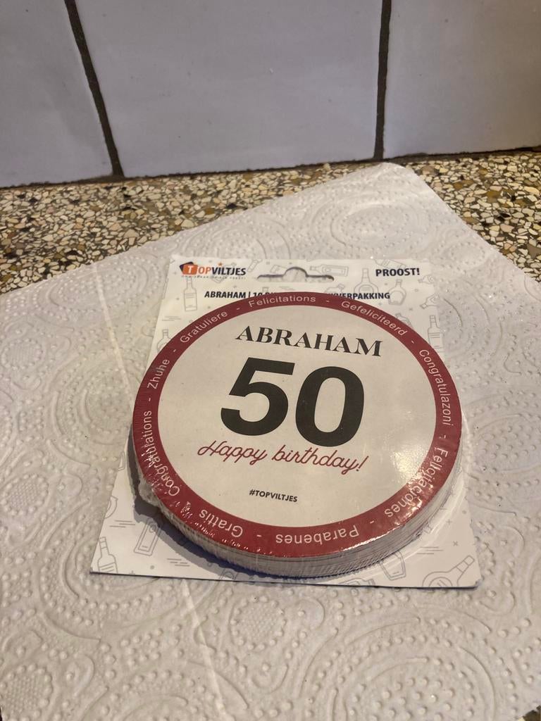 Onderzetters Abraham, Ophalen of Verzenden, Zo goed als nieuw, Abraham of Sarah