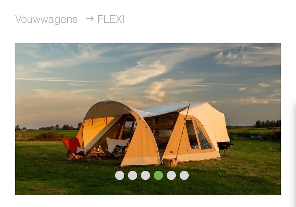 GEZOCHT: combicamp flexi met boogluifel zonder keuken, Ophalen