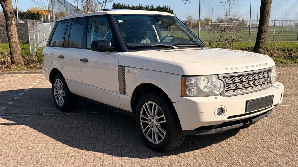 Land Rover Range Rover TDV8 wit 2009 206dkm Zwart leder int., Automaat, Euro 5, Wit, Leder