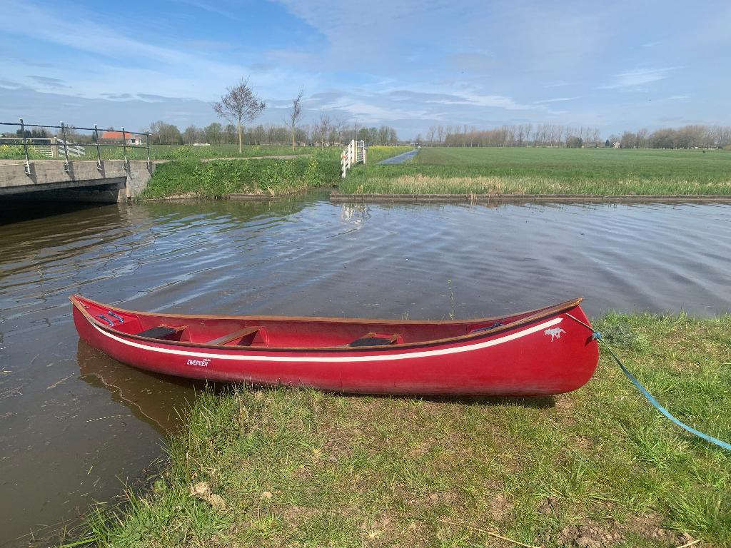 Canadese kano model Luxe Zwerver., Ophalen, Gebruikt, Met peddels, Twee personen