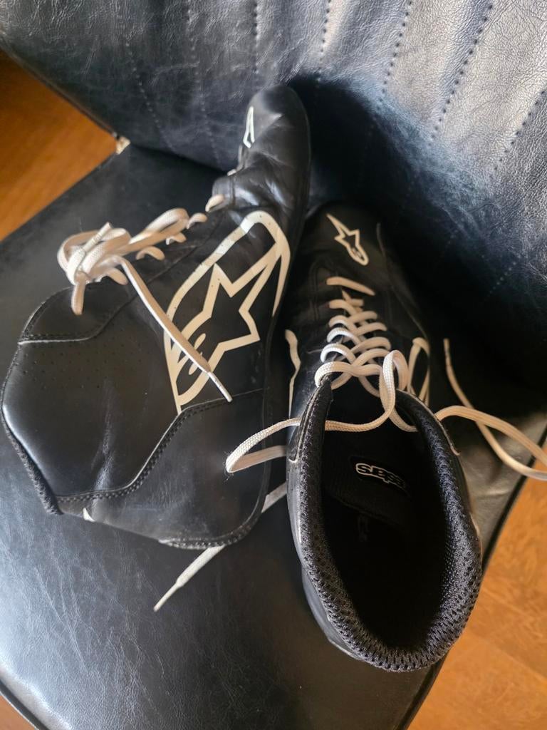 Alpinestars Kart Schoenen Maat 45 - Zwart/Wit, Ophalen of Verzenden, Gebruikt