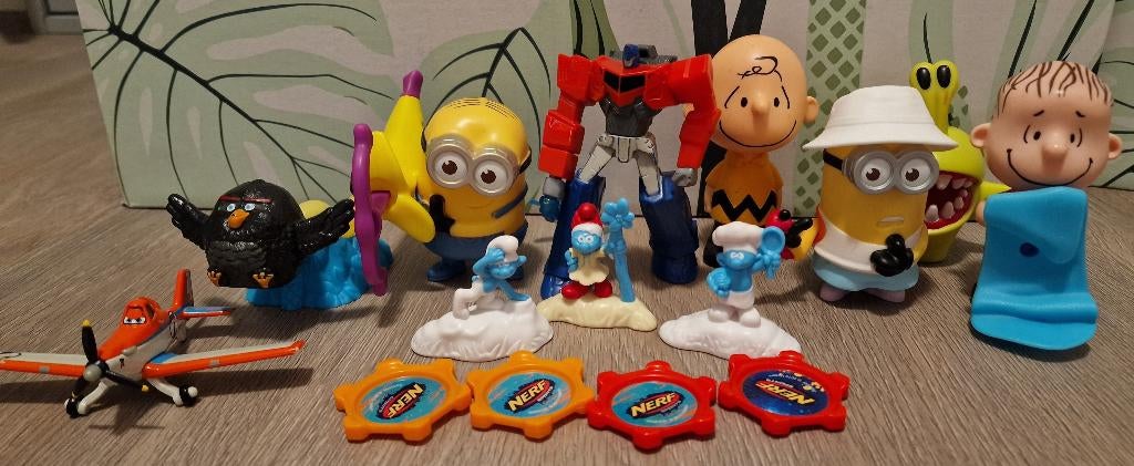 Happy Meal Minions Transformers Angry Birds Smurfen, Verzamelen, Poppetjes en Figuurtjes, Ophalen of Verzenden, Gebruikt
