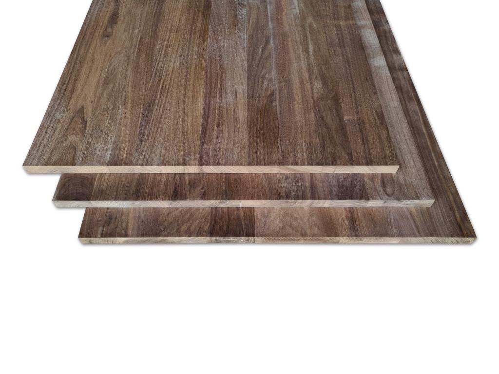 Meubelpanelen Amerikaans Walnoot | Massief | Op voorraad, Niet ingevuld, Overige materialen, 20 tot 50 mm, Niet ingevuld