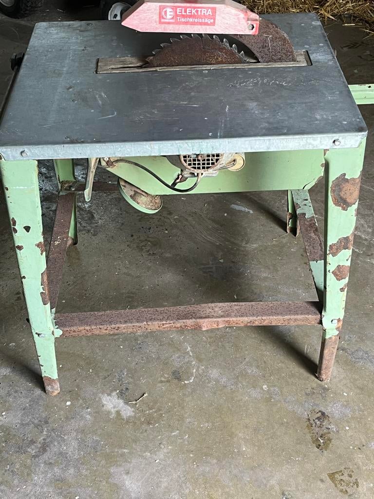 Zaagtafel Electra Beckum - Gebruikt, enig onderhoud nodig, Gebruikt, Cirkelzaag, 70 mm of meer, Ophalen of Verzenden