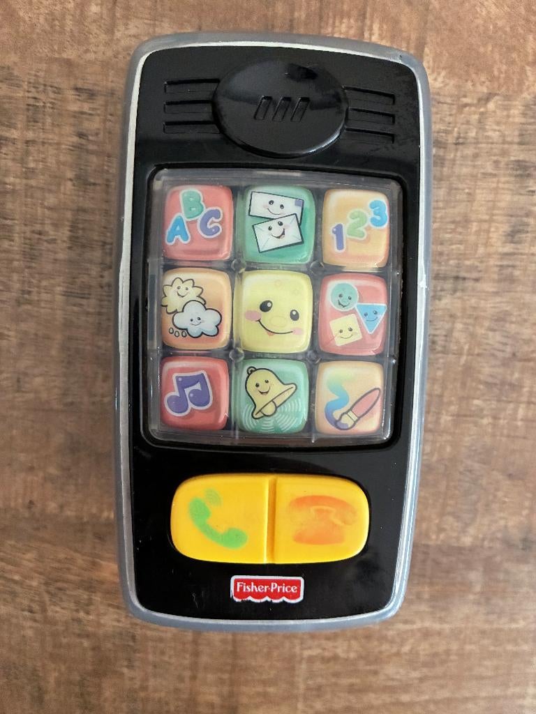 Fisher-Price telefoon met licht en geluid in goede staat., Kinderen en Baby's, Speelgoed | Fisher-Price, Ophalen of Verzenden