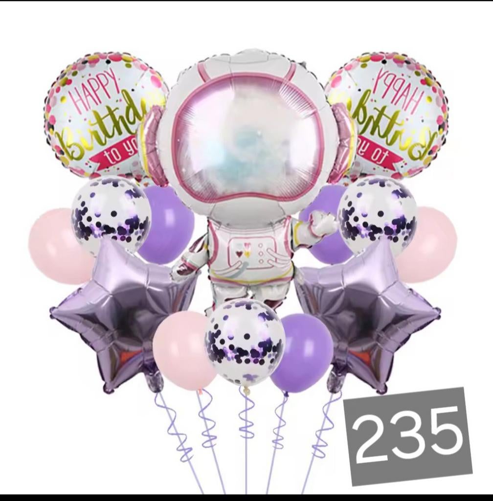 Nieuw Astronaut Ballonnen Set - Verjaardag Decoratie, Ophalen of Verzenden, Nieuw, Versiering, Verjaardag