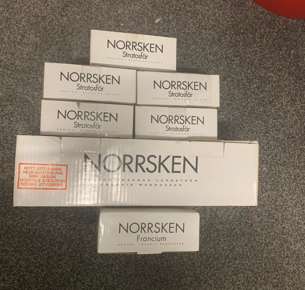 Ikea Norssken lampset, -, Metaal of Aluminium, -, Nieuw