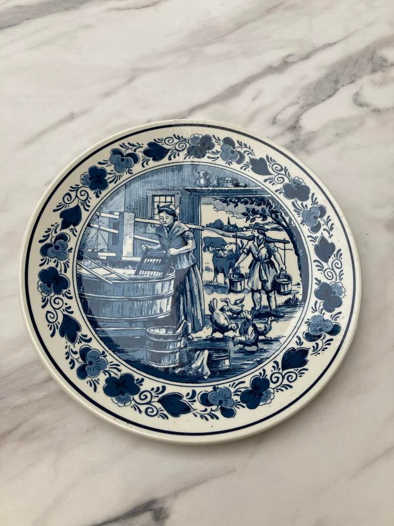 Delfts Blauwe Wandtegel Royal Goedewaagen met Certificaat, Ophalen of Verzenden