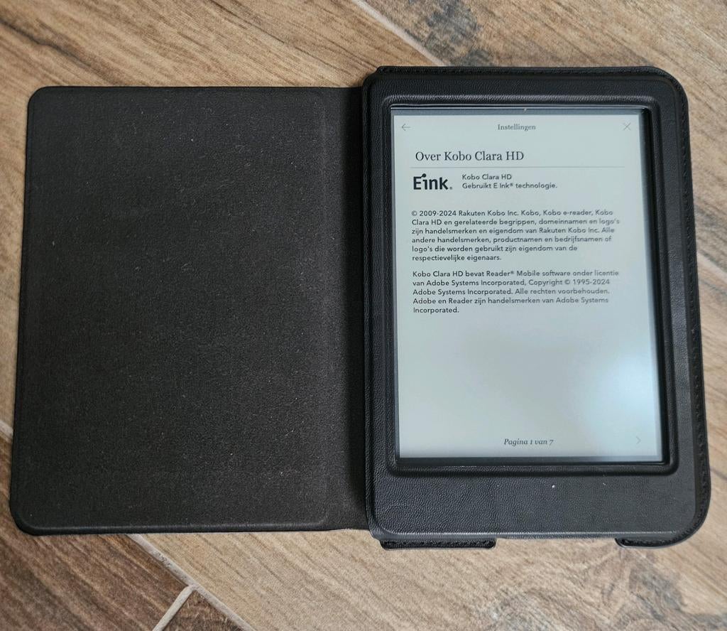 Kobo Clara HD ereader met hoesje, 8 GB, 6 inch of minder, Ophalen of Verzenden, Rakuten Kobo