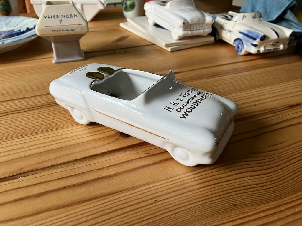 Oude asbak Woudenberg H. V. Vlastuin taxi trouwrijden, Ophalen of Verzenden