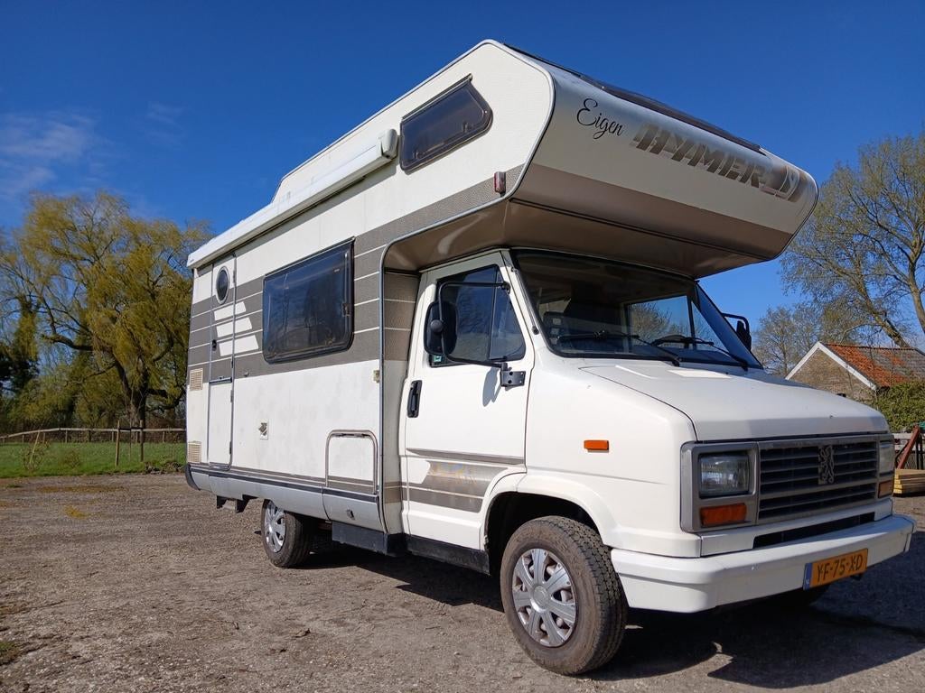 Peugeot Camper Hymer nieuwe apk, Caravans en Kamperen, Campers, Alkoof, Fiat, Particulier, Tot en met 5