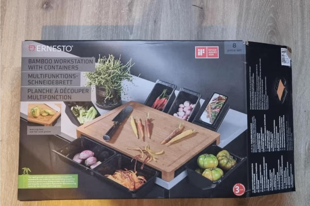 Ernesto Multifunctionele snijplank te koop!, Ernesto, Hout, Snij-/serveerplank, Nieuw