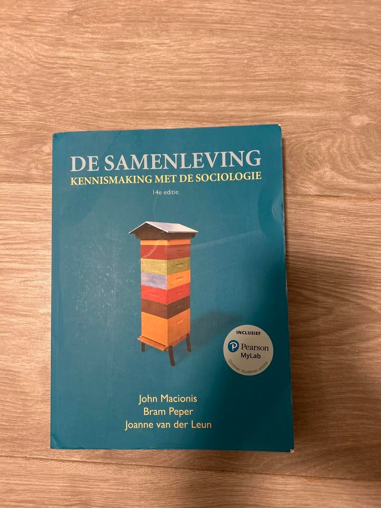 De Samenleving: Kennismaking met de Sociologie (14e editie), Ophalen of Verzenden, Gamma, Zo goed als nieuw, WO