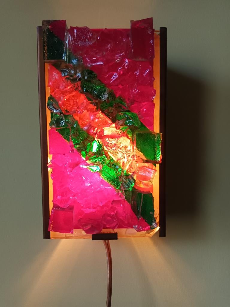 Gebrüder Cosack Wandlamp// VINTAGE, Huis en Inrichting, Lampen | Wandlampen, Ophalen of Verzenden, Gebruikt, Glas, 60-er jaren