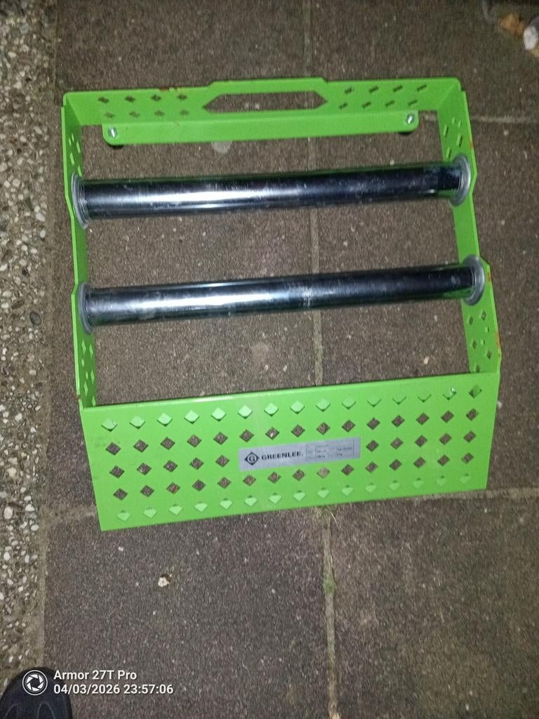 GREENLEE kabelrol dispenser/ Cable Drum roller, Ophalen of Verzenden, Gebruikt