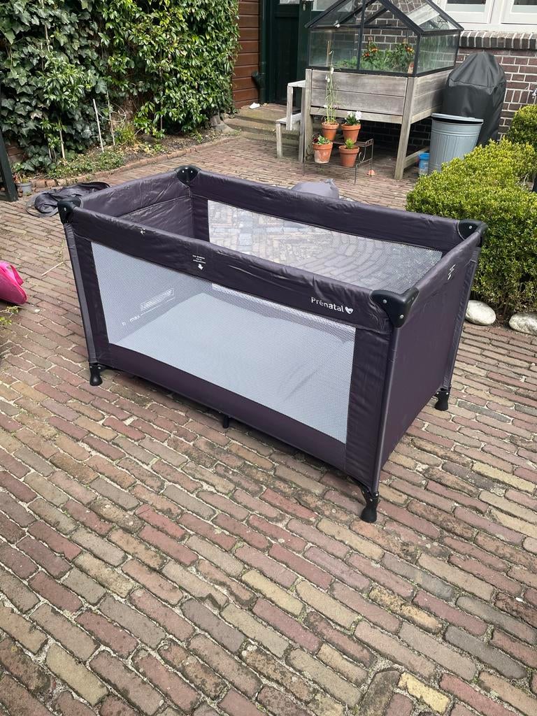 Prenatal campingbedje/box, Ophalen of Verzenden, Gebruikt, Rechthoekig