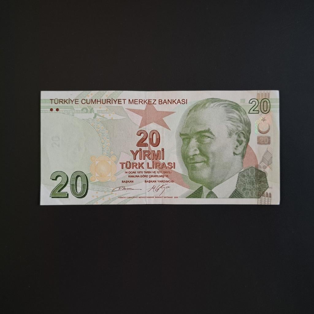 20 lira Turkije #005, Verzenden, Overige landen, Los biljet