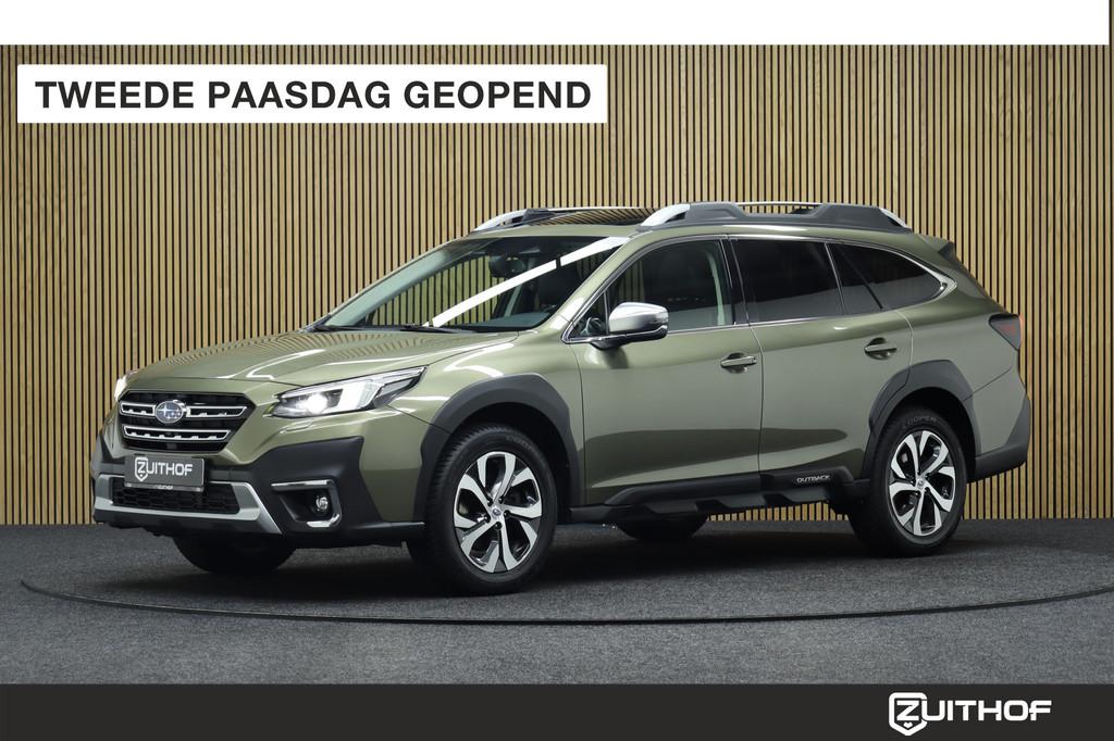 Subaru Outback 2.5i Premium | Navigatie | Lederen interieur, 12 maanden, Gebruikt, Zwart, 4 cilinders