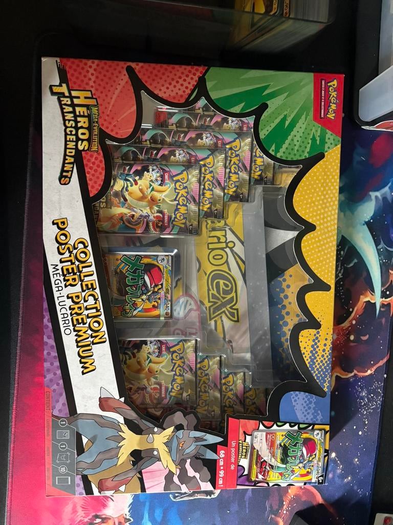 Pokemon mega lucario poster premium collection nieuw, Ophalen of Verzenden, Nieuw