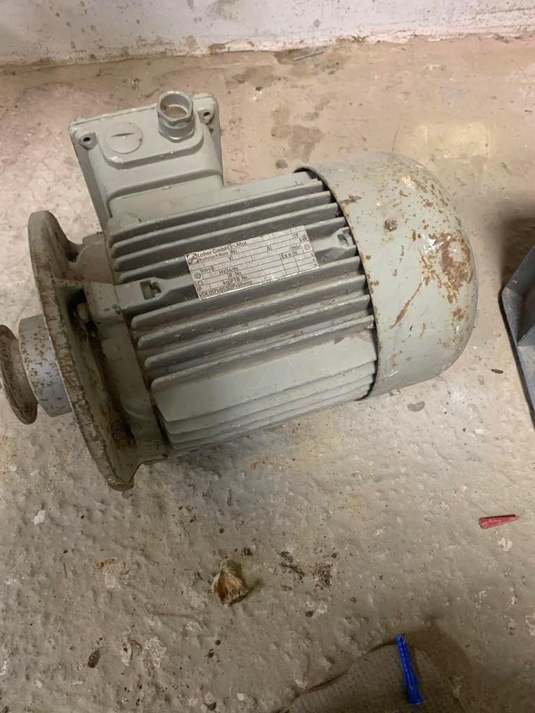 Elektromotor 380V twee toeren, Ophalen of Verzenden, Gebruikt, Elektromotor, 1800 rpm of meer