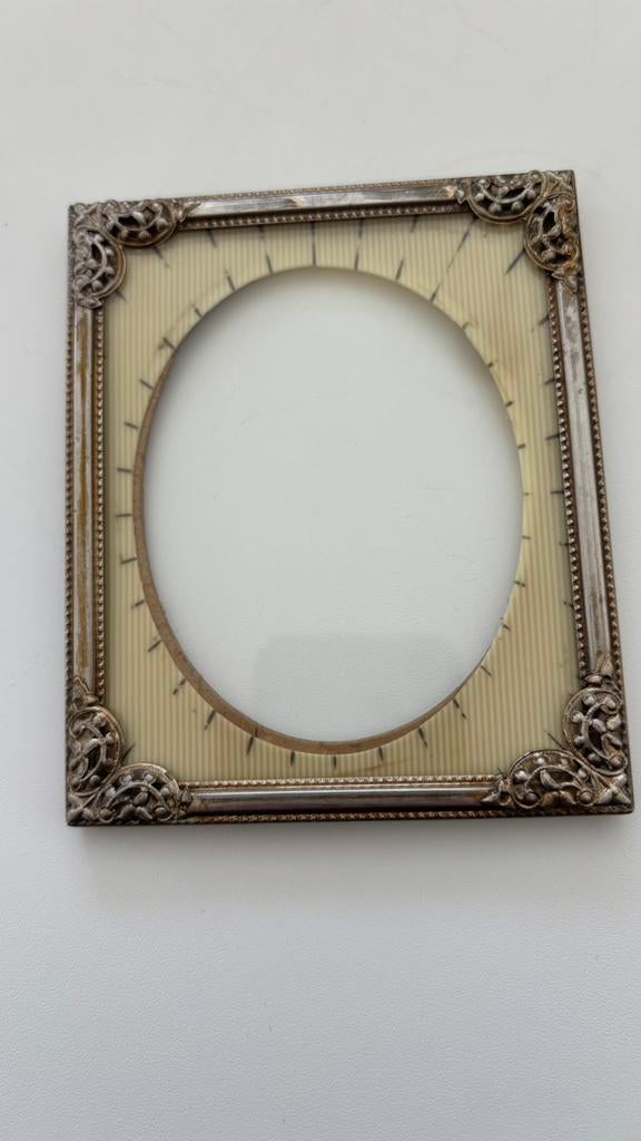 Oud fotolijstje 11.5x9.5 cm, Ophalen of Verzenden