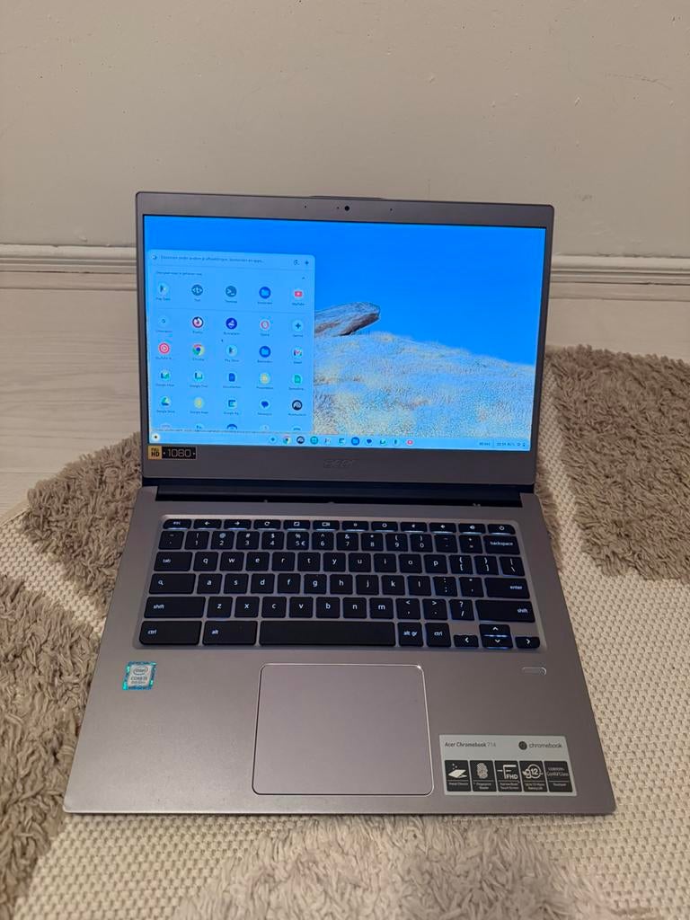 Acer Chromebook 714 - i5 8e gen - 8GB RAM 128GB- Touchscreen, Computers en Software, Windows Laptops, Ophalen of Verzenden, Zo goed als nieuw
