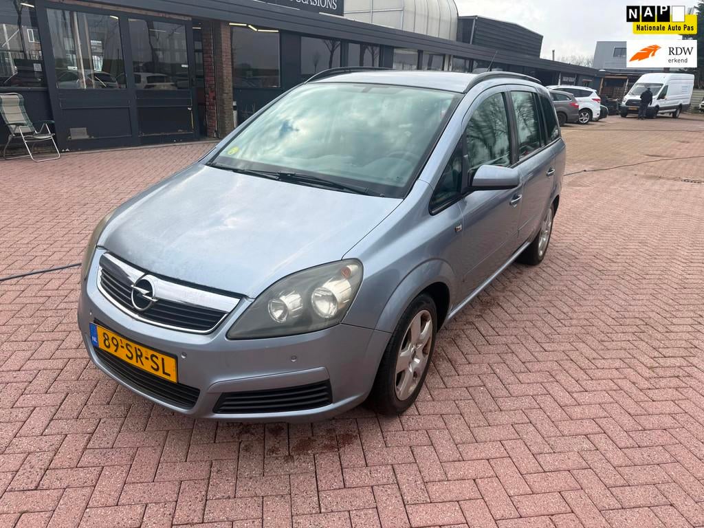 Opel Zafira 2.2 Enjoy 2006 Automaat 7Persoons Airco Cruise E, Gebruikt, 4 cilinders, 150 pk, 7 stoelen
