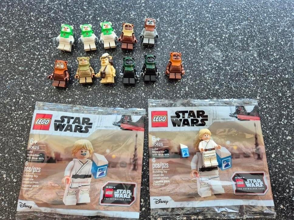 Lego Star Wars diverse minifiguren voornamelijk Ewoks, Star Wars, Lego, Ophalen of Verzenden, Zo goed als nieuw