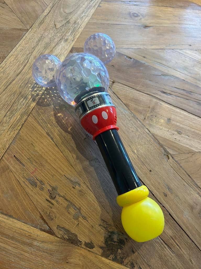 Mickey Mouse Bubbelstok met Licht en Geluid, Ophalen of Verzenden, Gebruikt, Jongen of Meisje