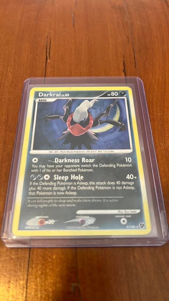 Darkrai 4/106 uit Great Encounters, Ophalen of Verzenden, Zo goed als nieuw, Losse kaart