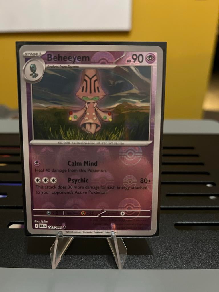 Pokémon Kaart Beheeyem Pokeball 041/086 - Zeldzaam, Ophalen of Verzenden