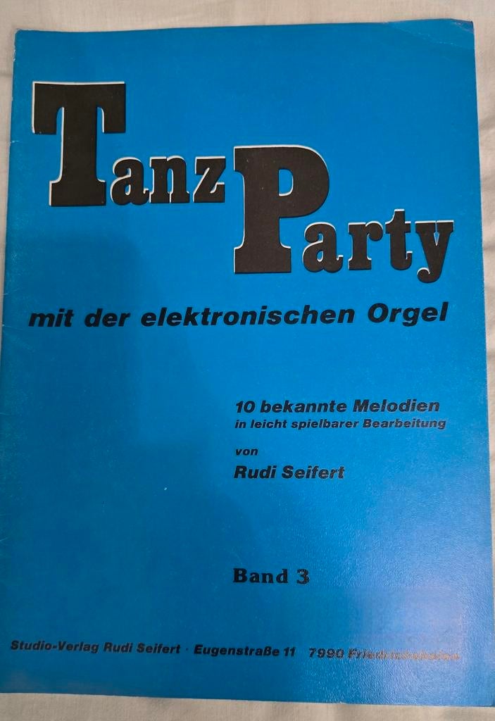 Tanz Party met de elektronische Orgel Band 3, Muziek en Instrumenten, Ophalen of Verzenden, Les of Cursus, Keyboard