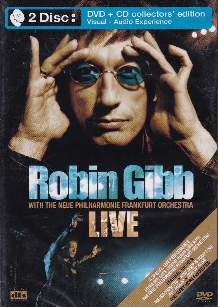Te koop dvd+cd robin gibb live (the bee gees) Nieuw, Alle leeftijden, Ophalen of Verzenden, Nieuw in verpakking, Muziek en Concerten