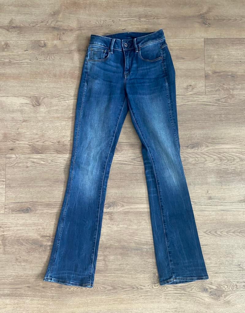 G-Star | Dames skinny jeans | Maat 26/32 | Bootcut | Flared, Blauw, Ophalen of Verzenden, Zo goed als nieuw, W27 (confectie 34) of kleiner