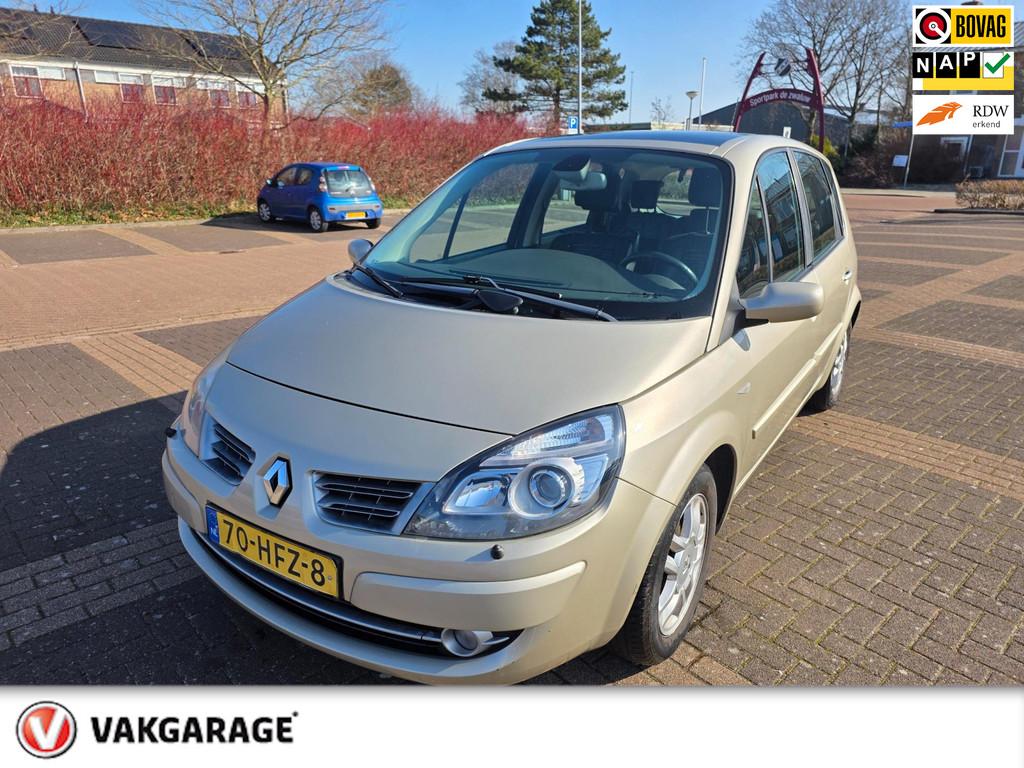 Renault Scénic 1.6-16V Tech Line|NIEUW APK+BEURT|PANORAMA D, Gebruikt, 1295 kg, 4 cilinders, Leder en Stof
