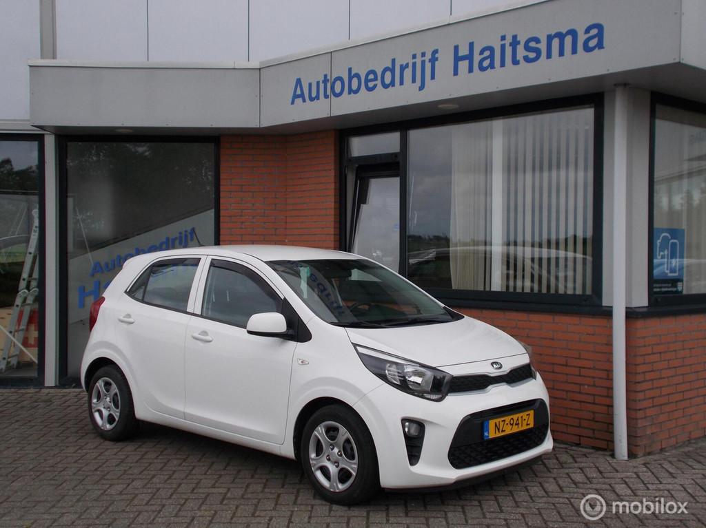 Kia Picanto 1.0 CVVT ComfortLine Airco | Cruise | El.Ramen, Voorwielaandrijving, Gebruikt, Euro 6, Wit