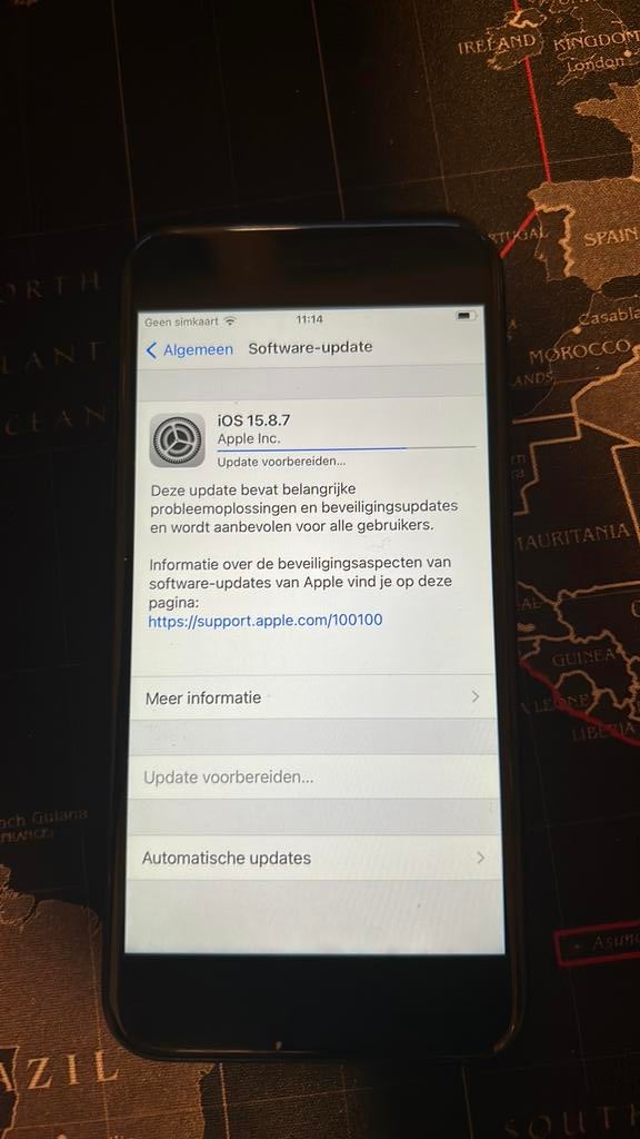 Mooie IPhone 7, Verzenden, Zwart, Zo goed als nieuw, 64 GB